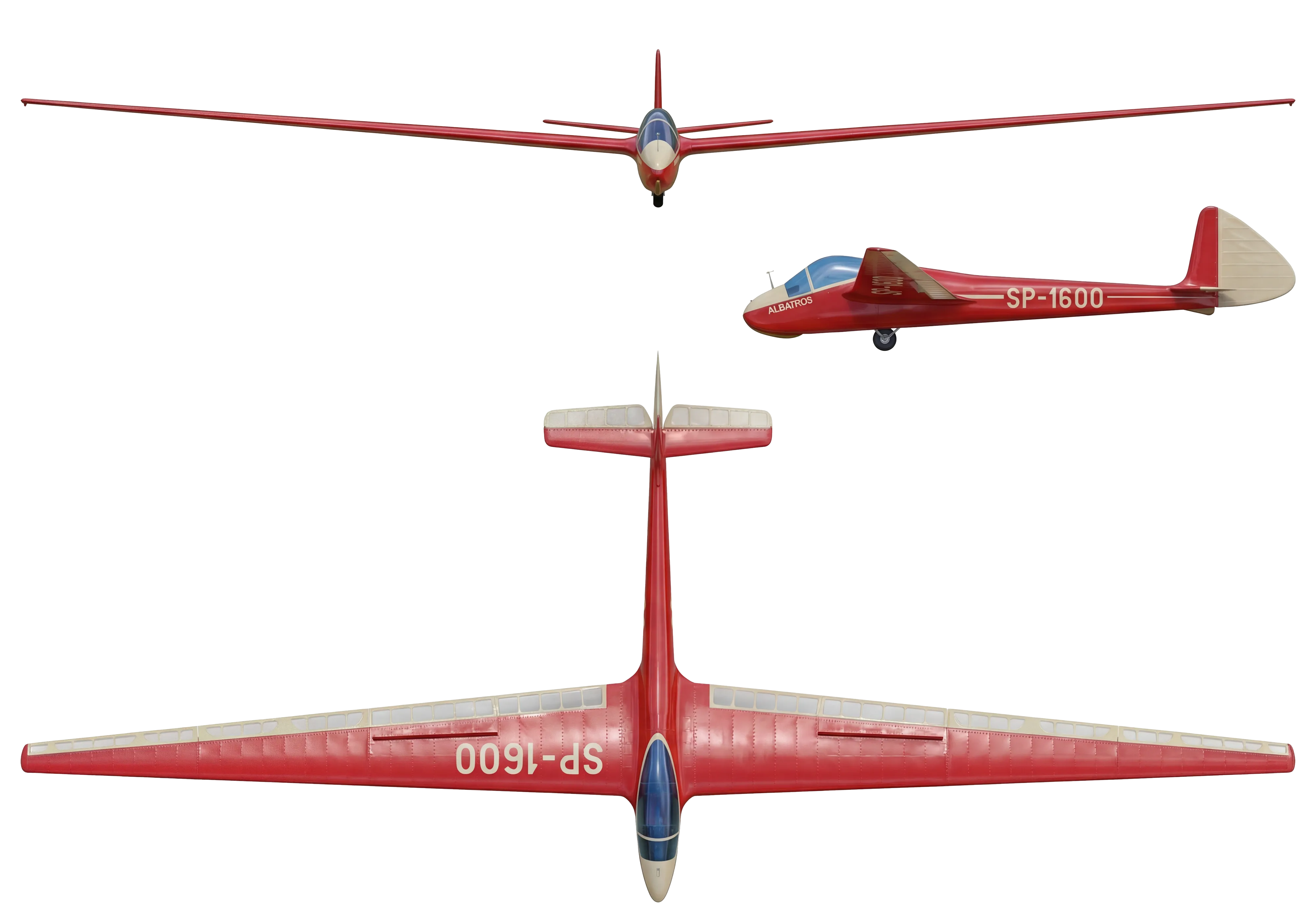 SZD-11 Albatros Rzut